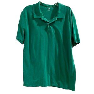 Gap green ss polo XL NWOT